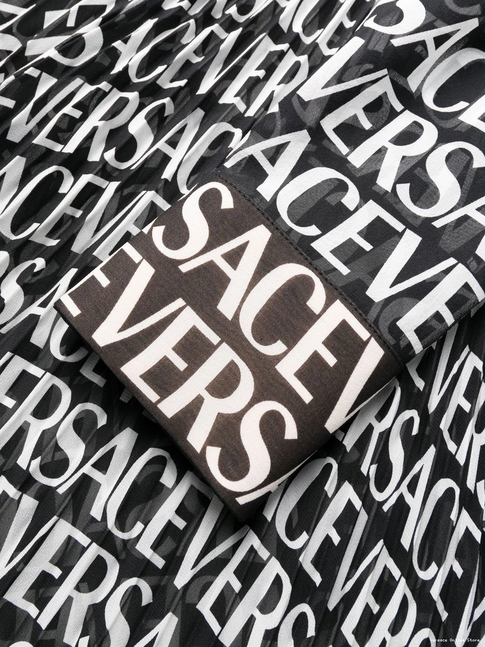 Affordable shirtdress logo-print Women Versace silk 0706